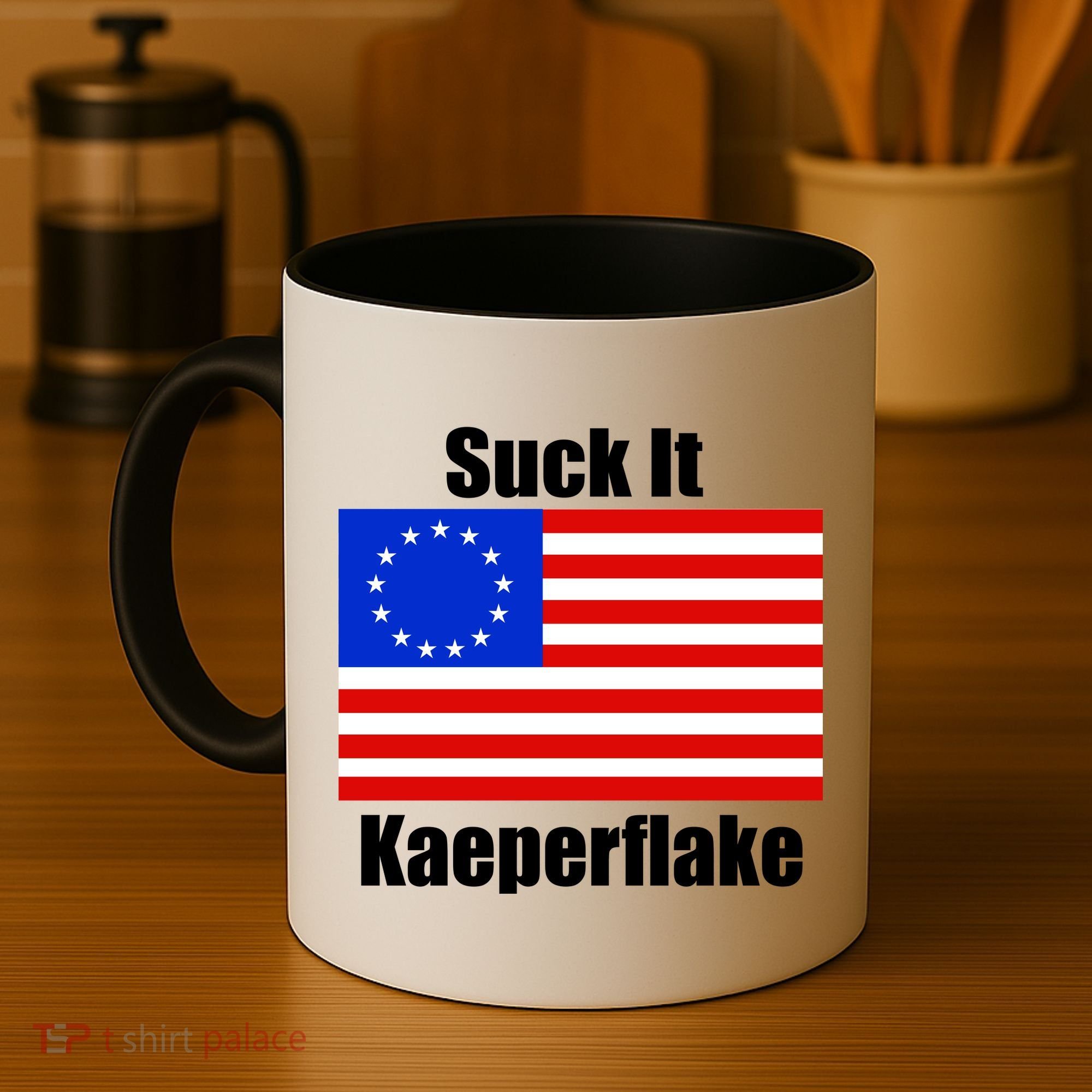 Suck It Kaeperflake Betsy Ross Flag Coffee Mug