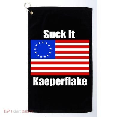 Suck It Kaeperflake Betsy Ross Flag Golf Towel