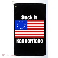 Suck It Kaeperflake Betsy Ross Flag Golf Towel thumb 0