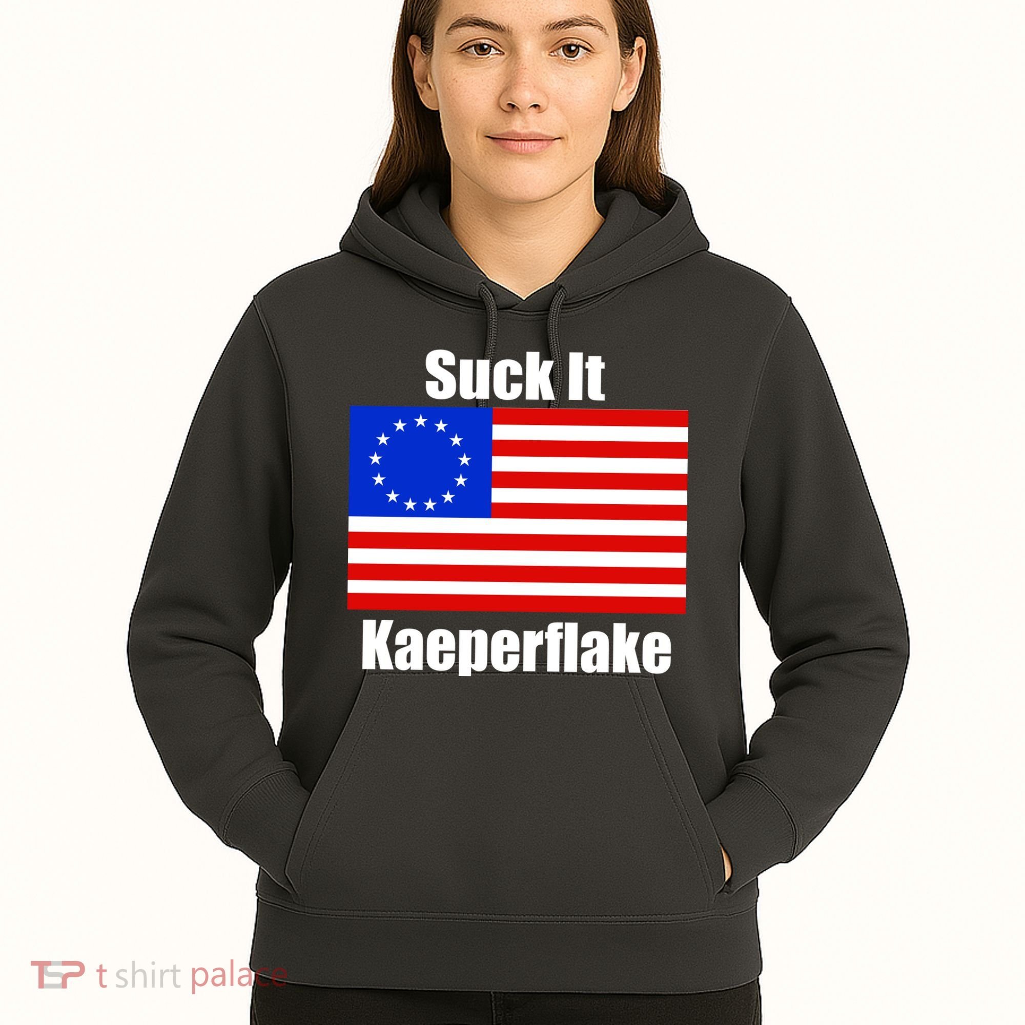 Suck It Kaeperflake Betsy Ross Flag Hoodie