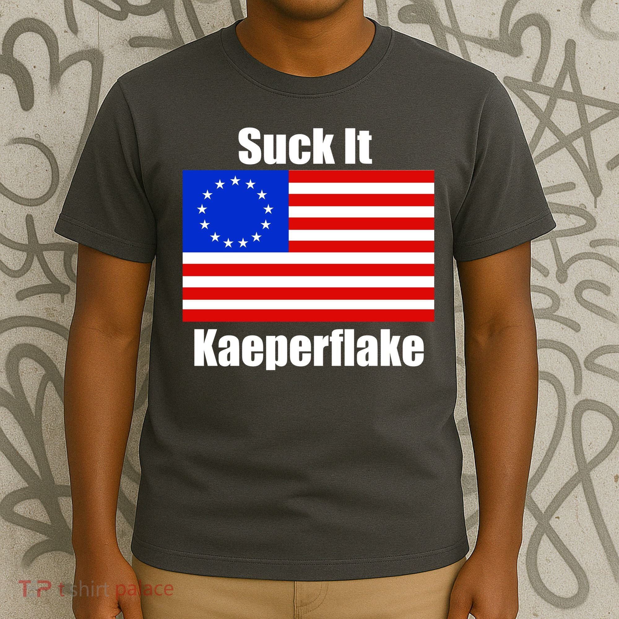 Suck It Kaeperflake Betsy Ross Flag T-Shirt