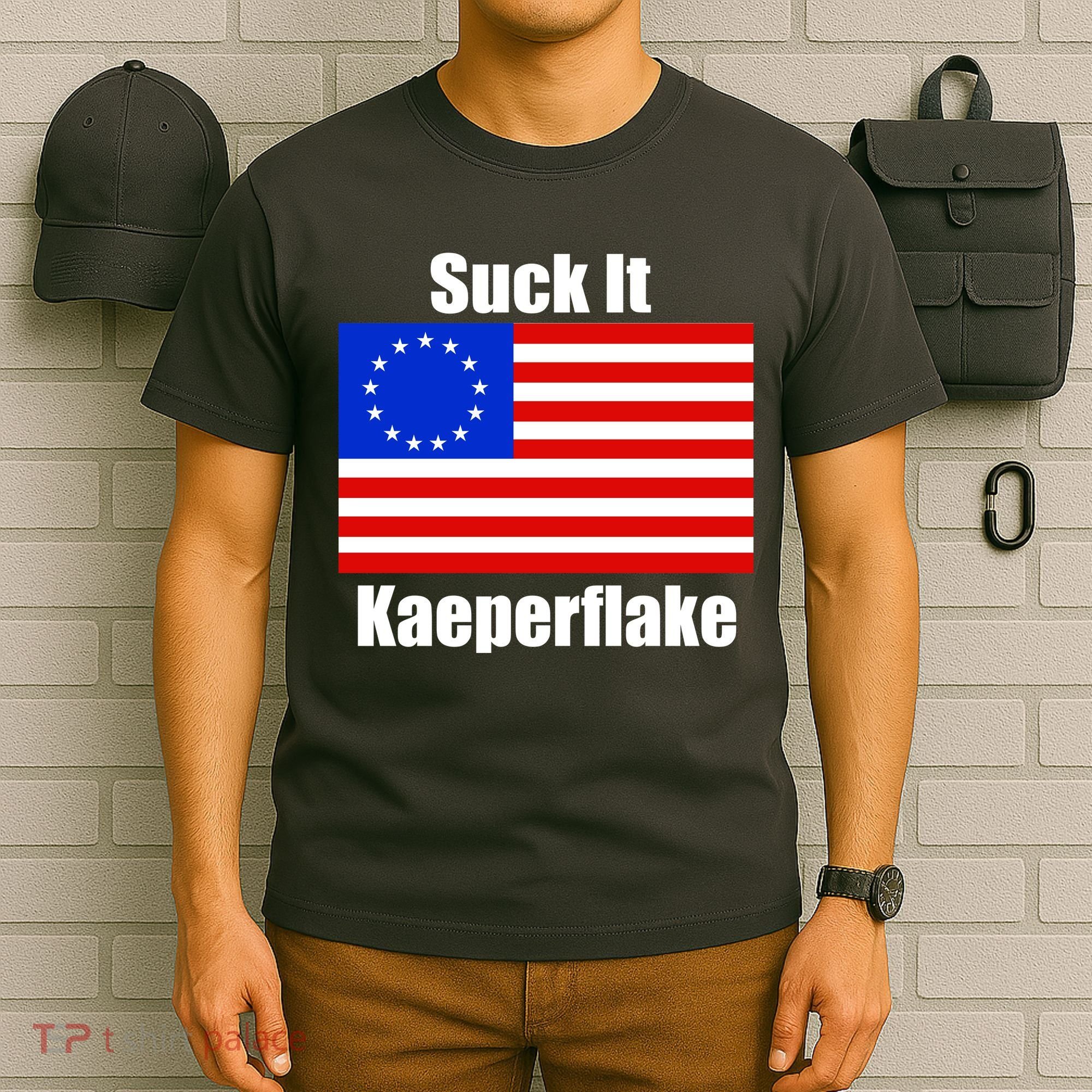 Suck It Kaeperflake Betsy Ross Flag T-Shirt