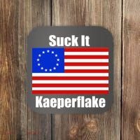Suck It Kaeperflake Betsy Ross Flag Coaster thumb 0