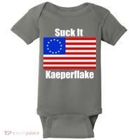 Suck It Kaeperflake Betsy Ross Flag Baby Bodysuit thumb 0