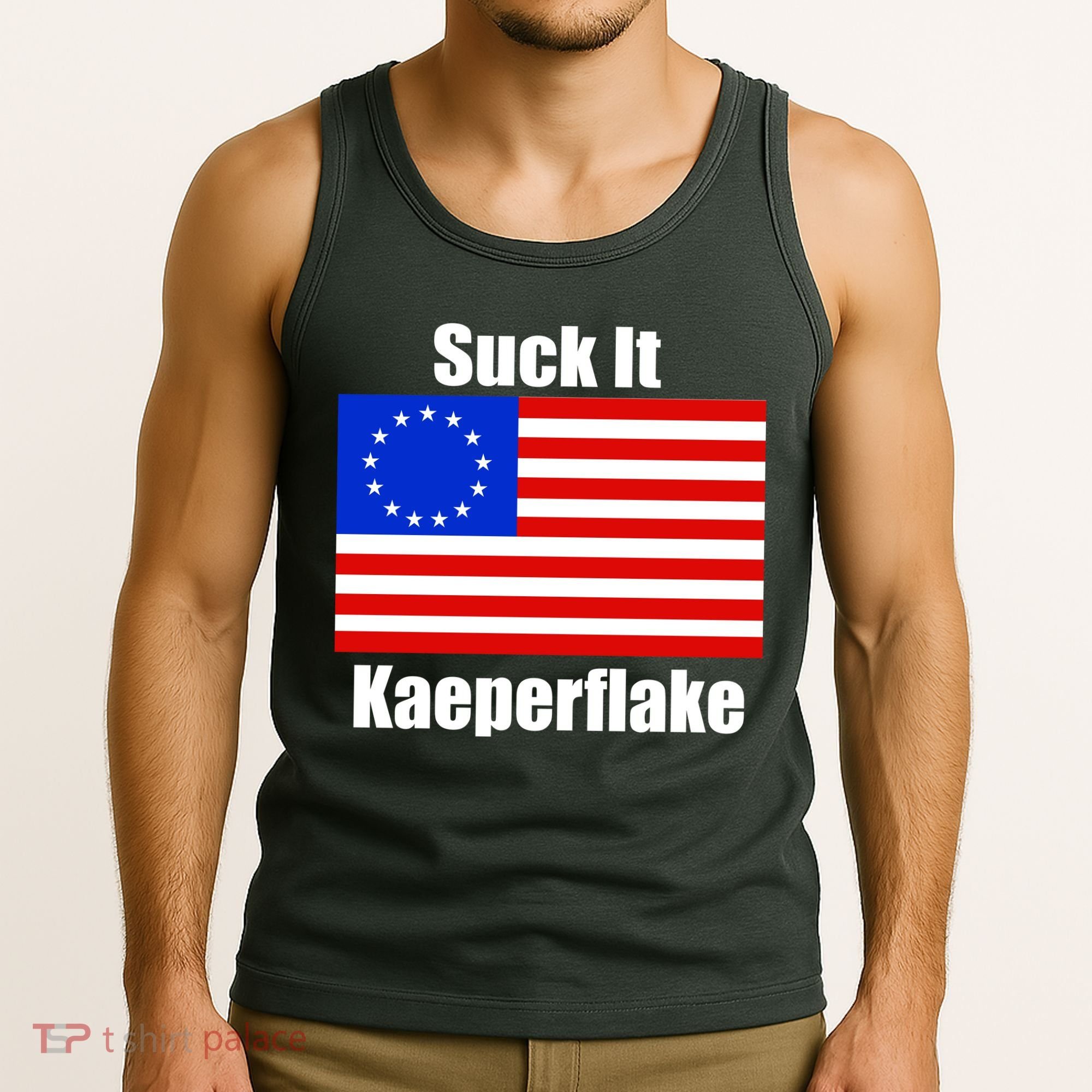 Suck It Kaeperflake Betsy Ross Flag Tank Top