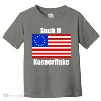 Suck It Kaeperflake Betsy Ross Flag Toddler T-Shirt thumb 0