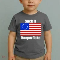 Suck It Kaeperflake Betsy Ross Flag Toddler T-Shirt thumb 2