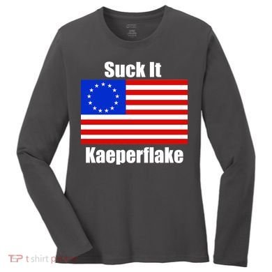 Suck It Kaeperflake Betsy Ross Flag Women's Long Sleeve Shirt