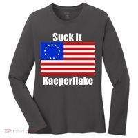 Suck It Kaeperflake Betsy Ross Flag Women's Long Sleeve Shirt thumb 0