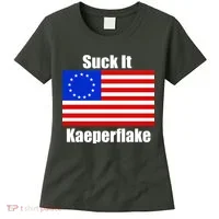 Suck It Kaeperflake Betsy Ross Flag Women's T-Shirt thumb 0
