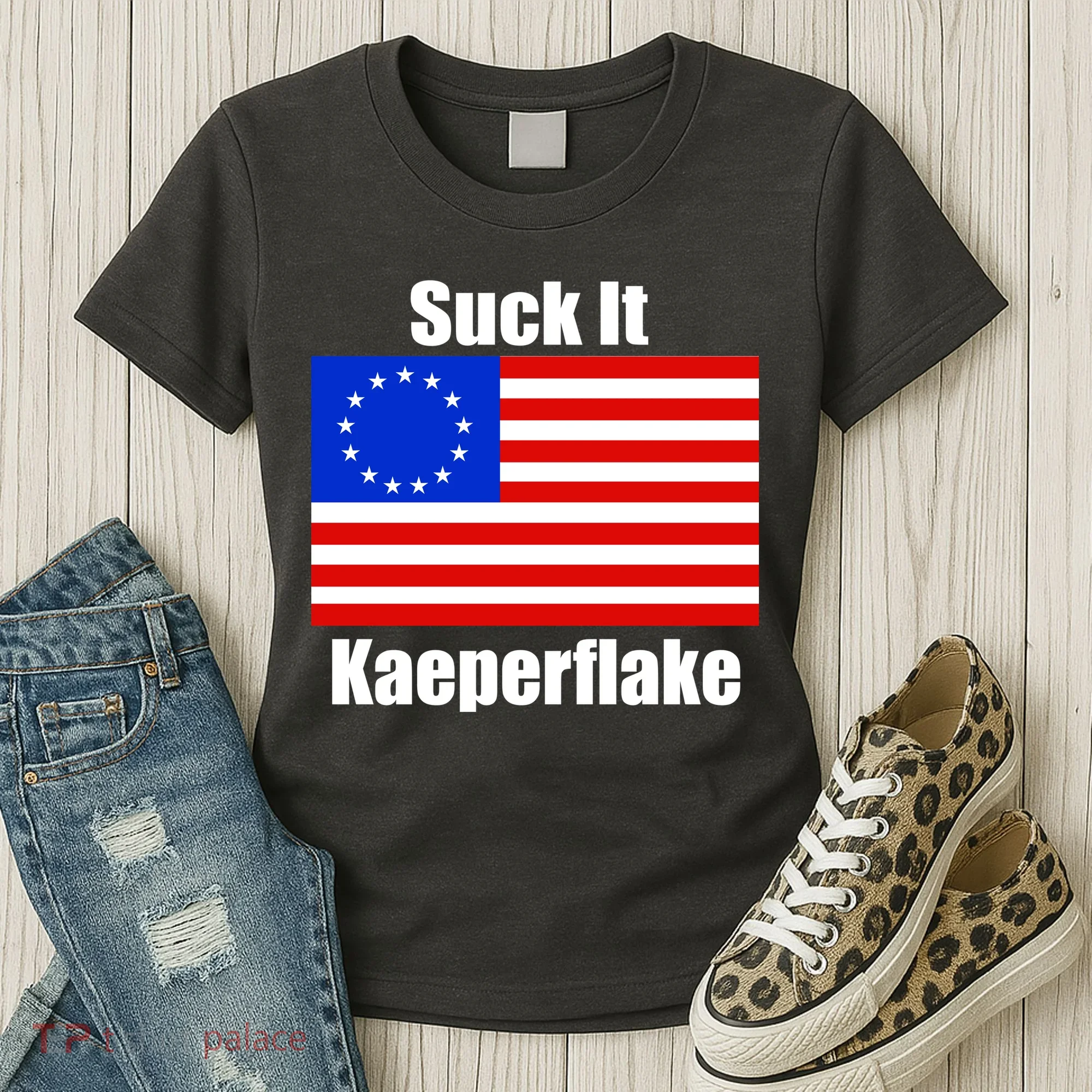 Suck It Kaeperflake Betsy Ross Flag Women's T-Shirt