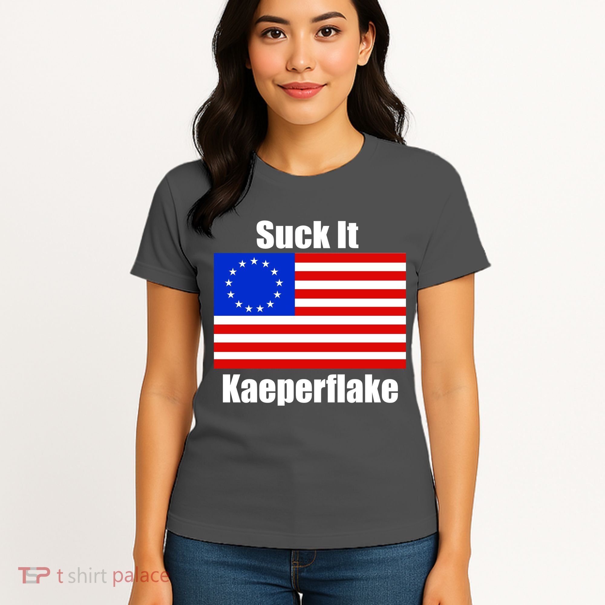 Suck It Kaeperflake Betsy Ross Flag Women's T-Shirt