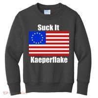 Suck It Kaeperflake Betsy Ross Flag Kids Sweatshirt thumb 0