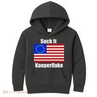 Suck It Kaeperflake Betsy Ross Flag Kids Hoodie thumb 0