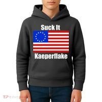 Suck It Kaeperflake Betsy Ross Flag Kids Hoodie thumb 4