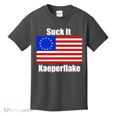 Suck It Kaeperflake Betsy Ross Flag Kids T-Shirt