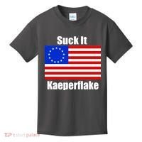 Suck It Kaeperflake Betsy Ross Flag Kids T-Shirt thumb 0
