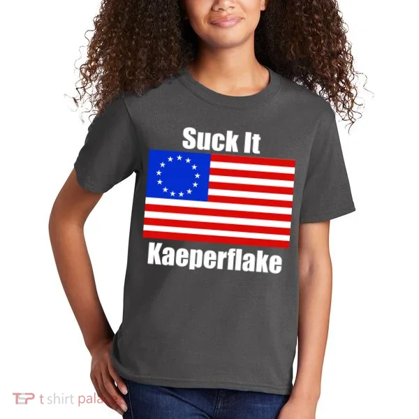 Suck It Kaeperflake Betsy Ross Flag Kids T-Shirt