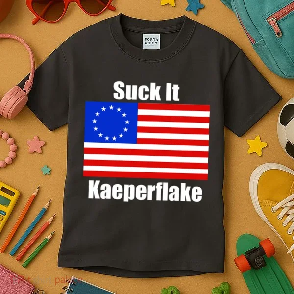 Suck It Kaeperflake Betsy Ross Flag Kids T-Shirt