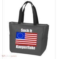 Suck It Kaeperflake Betsy Ross Flag Tote Bag thumb 3