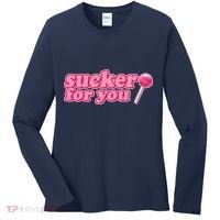 Sucker For You Lolipop Women's Long Sleeve Shirt thumb 0