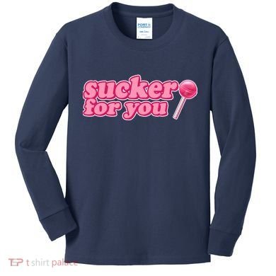 Sucker For You Lolipop Kids Long Sleeve Shirt