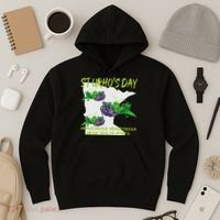 St Urhos Day Grasshopper Grapes Vineyard Gift Minnesota Map Hoodie thumb 3