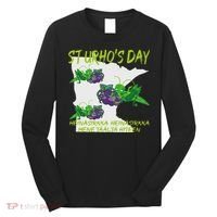 St Urhos Day Grasshopper Grapes Vineyard Gift Minnesota Map Long Sleeve Shirt thumb 0