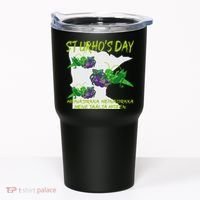 St Urhos Day Grasshopper Grapes Vineyard Gift Minnesota Map Tumbler thumb 0