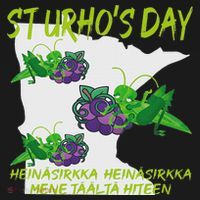 St Urhos Day Grasshopper Grapes Vineyard Gift Minnesota Map Women's Tank Top thumb 5