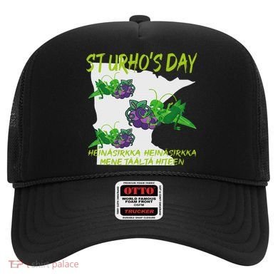 St Urhos Day Grasshopper Grapes Vineyard Gift Minnesota Map Hat
