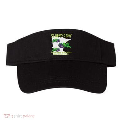 St Urhos Day Grasshopper Grapes Vineyard Gift Minnesota Map Visor