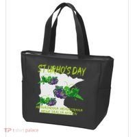 St Urhos Day Grasshopper Grapes Vineyard Gift Minnesota Map Tote Bag thumb 3