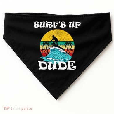 SurfS Up Dude USA-Made Doggie Bandana