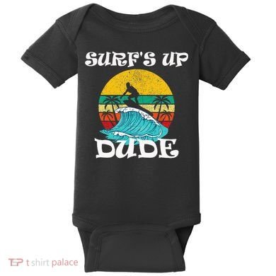 SurfS Up Dude Baby Bodysuit