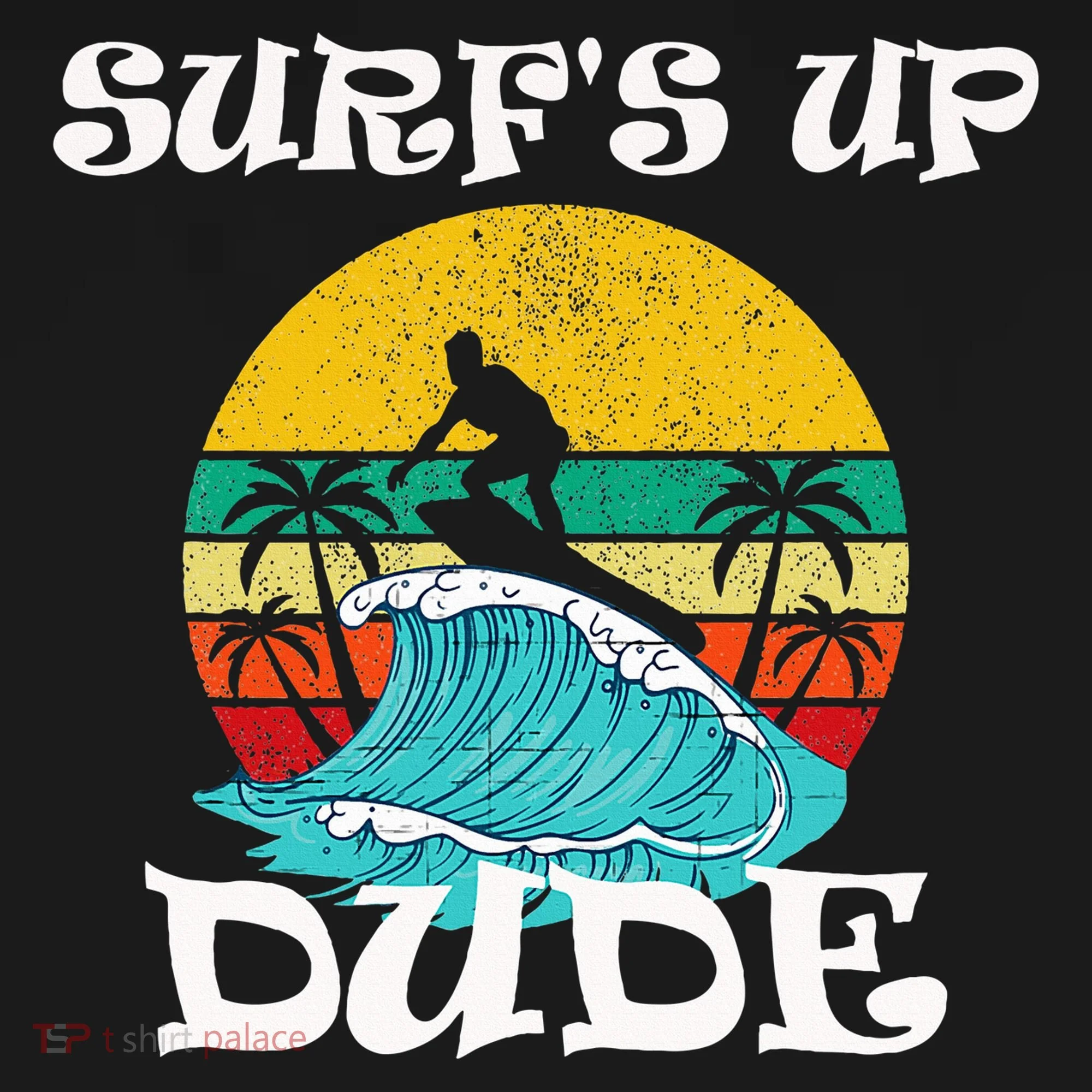 SurfS Up Dude Toddler Hoodie