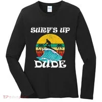 SurfS Up Dude Women's Long Sleeve Shirt thumb 0