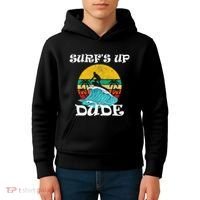 SurfS Up Dude Kids Hoodie thumb 4