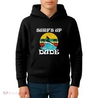 SurfS Up Dude Kids Hoodie thumb 4