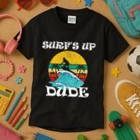 SurfS Up Dude Kids T-Shirt thumb 3