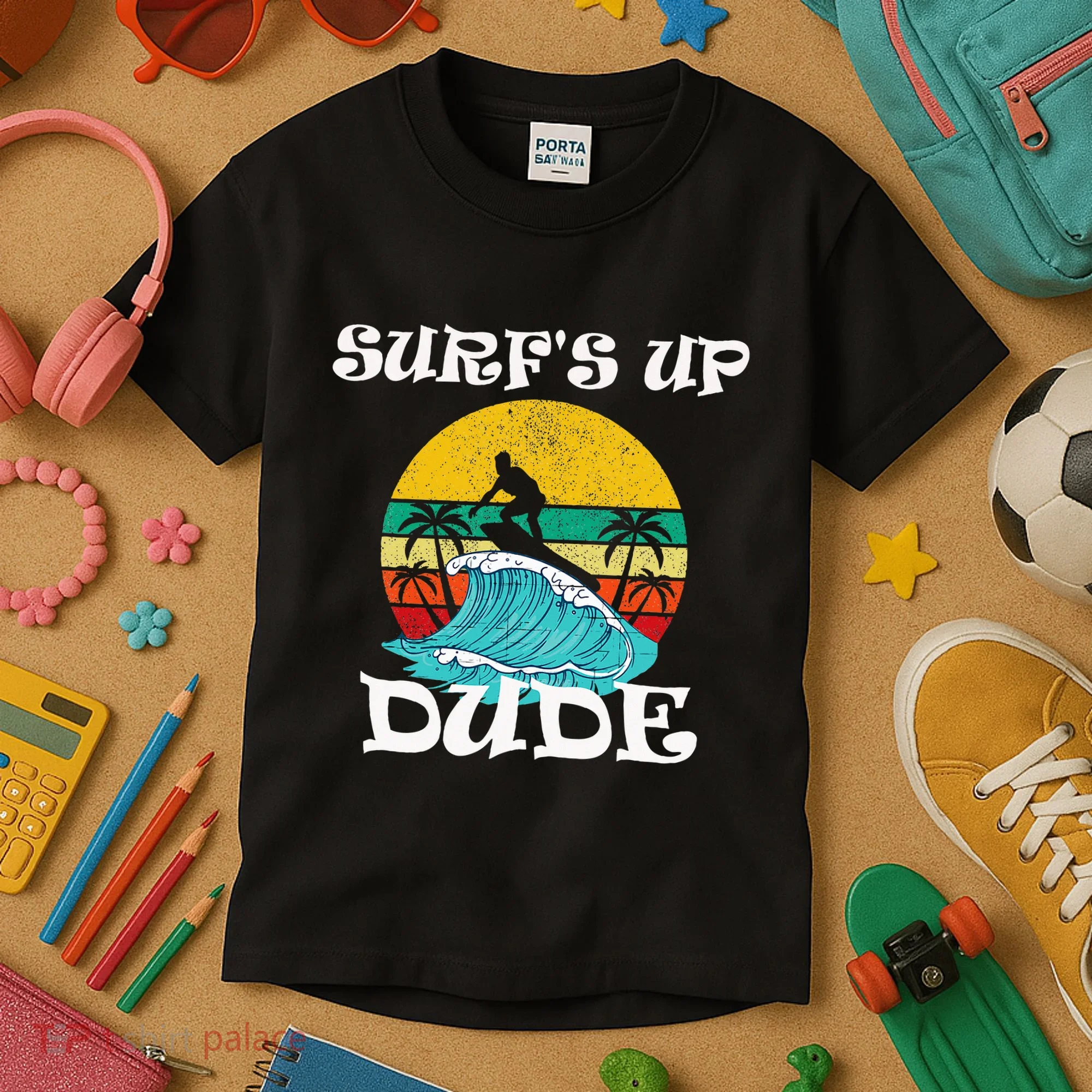 SurfS Up Dude Kids T-Shirt