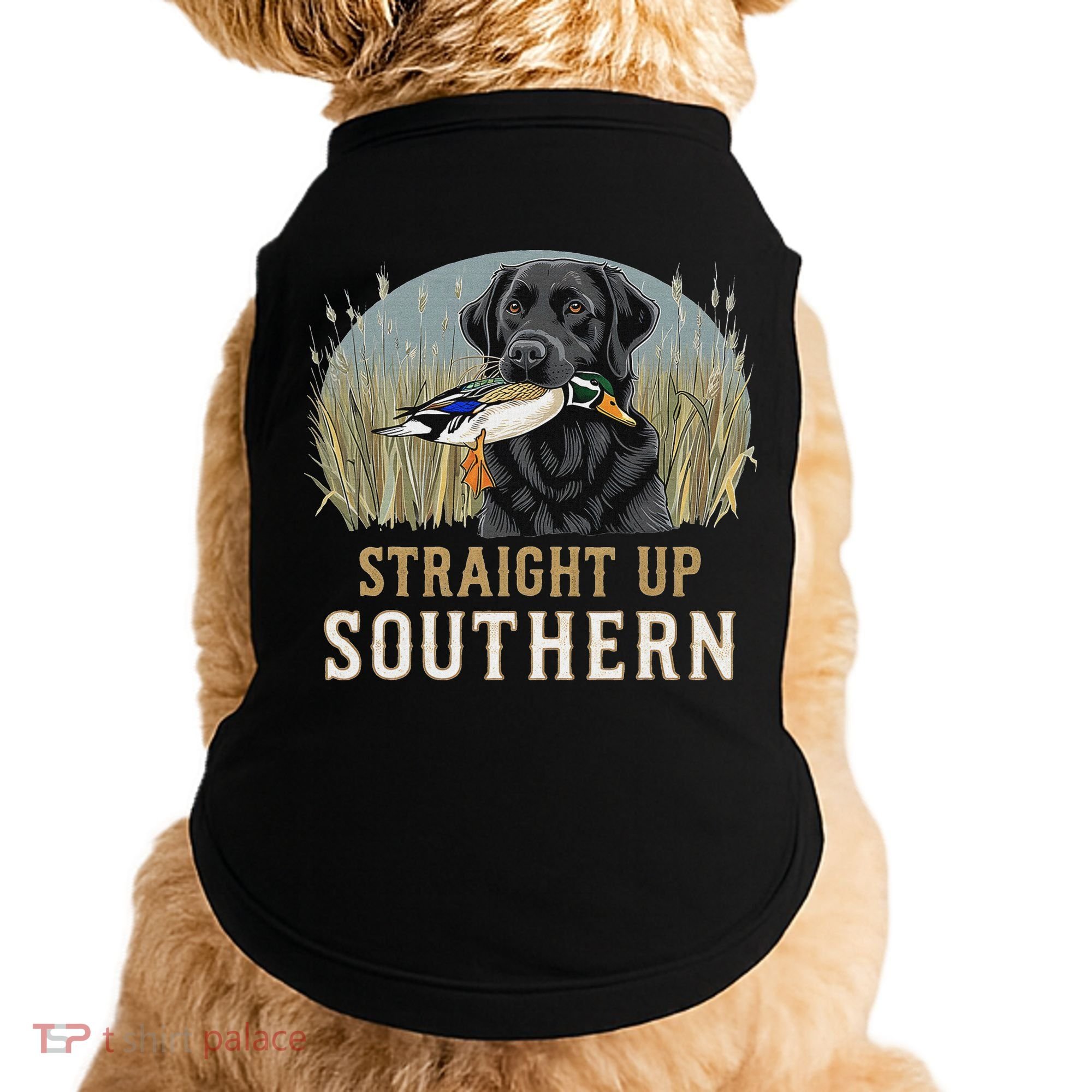 Straight Up Dog Hunting Duck Southern Hunting Doggie Tank
