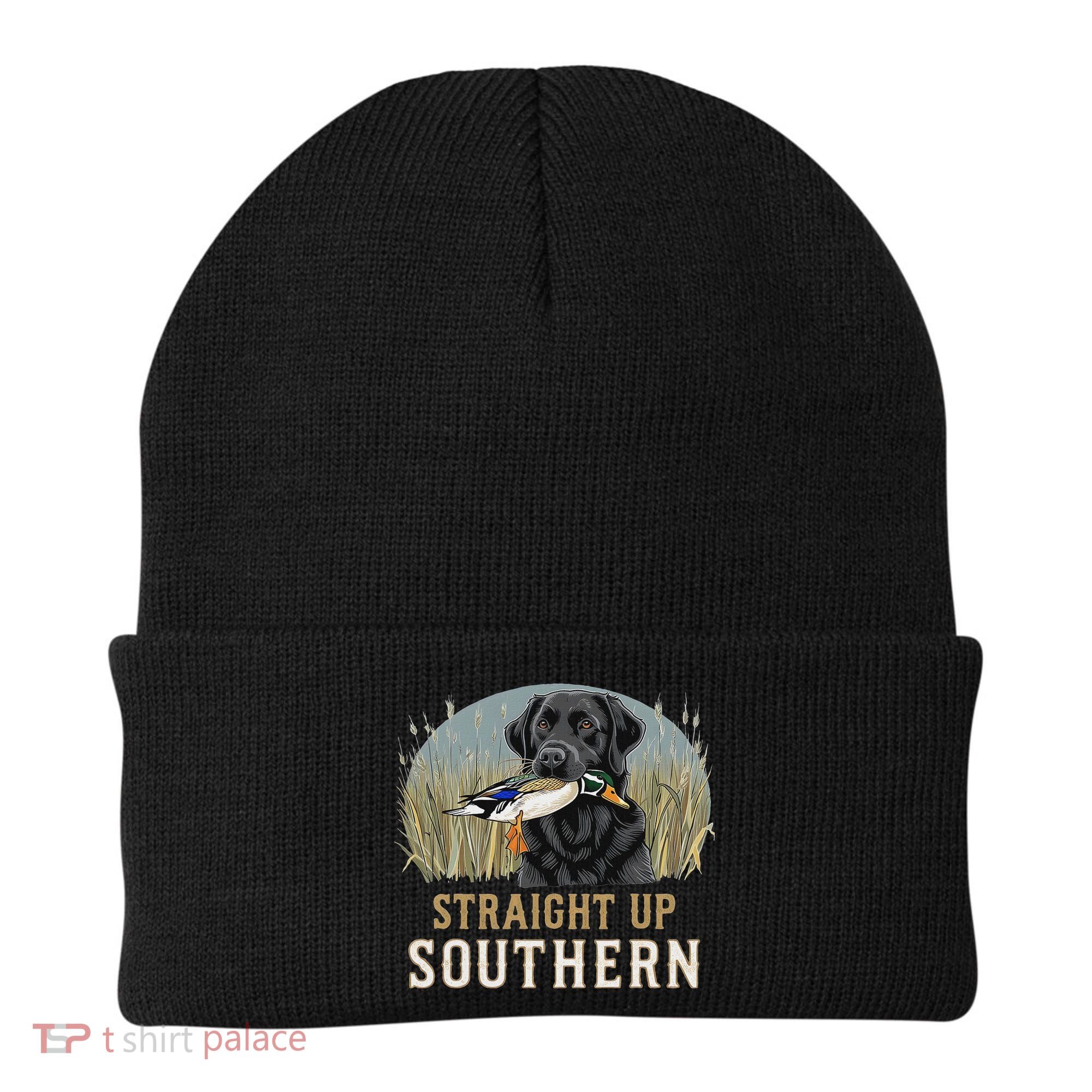 Straight Up Dog Hunting Duck Southern Hunting Beanie