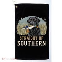 Straight Up Dog Hunting Duck Southern Hunting Golf Towel thumb 0