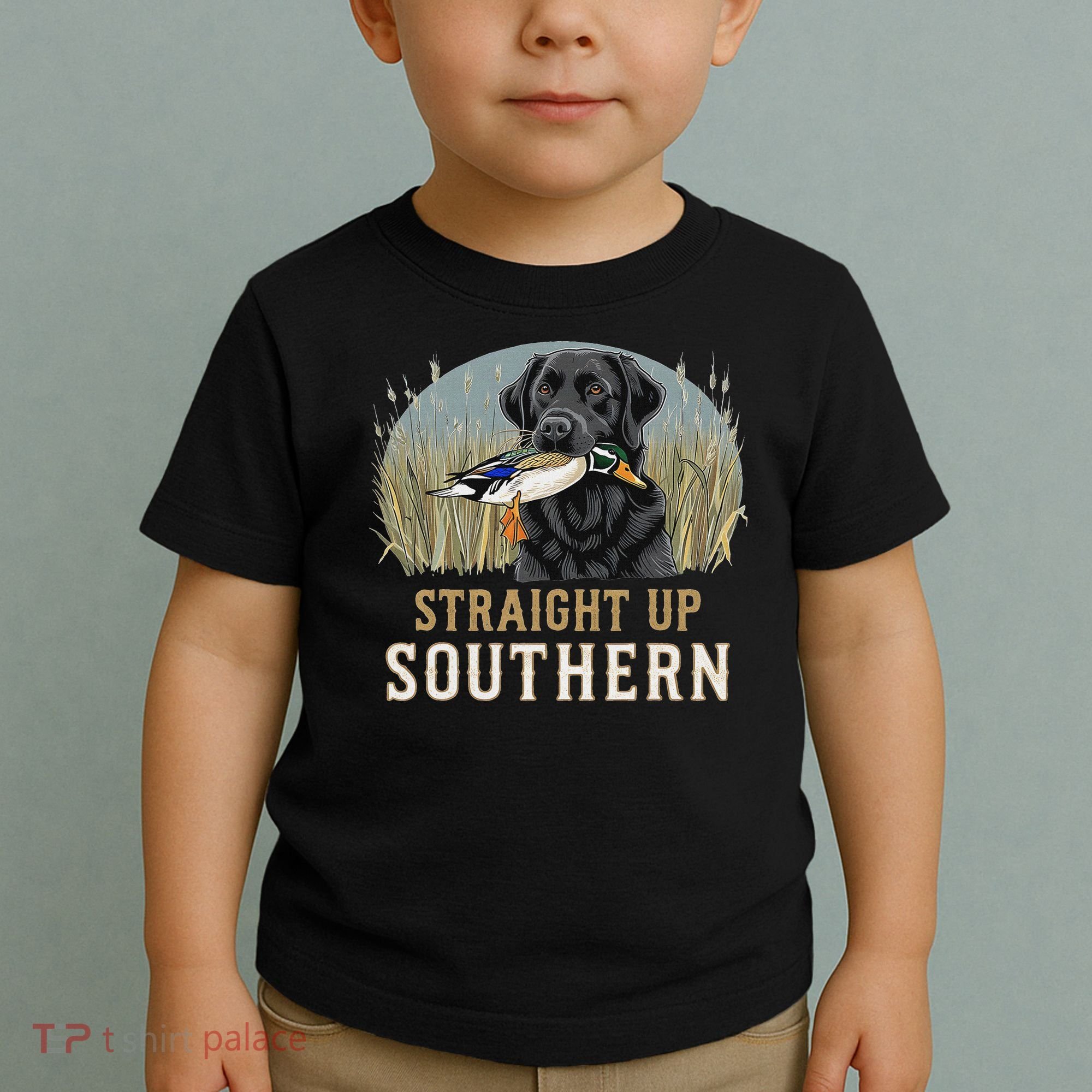 Straight Up Dog Hunting Duck Southern Hunting Toddler T-Shirt