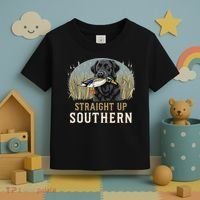 Straight Up Dog Hunting Duck Southern Hunting Toddler T-Shirt thumb 3