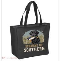 Straight Up Dog Hunting Duck Southern Hunting Tote Bag thumb 2