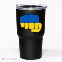 Support Ukraine Flag Fist Tumbler thumb 0