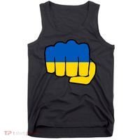 Support Ukraine Flag Fist Tank Top thumb 0