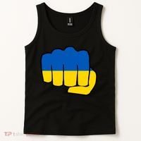 Support Ukraine Flag Fist Tank Top thumb 2